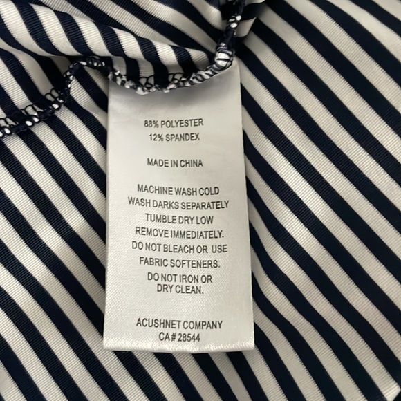 Footjoy FJ Men’s Golf Polo Shirt XL Blue White - Picture 7 of 10